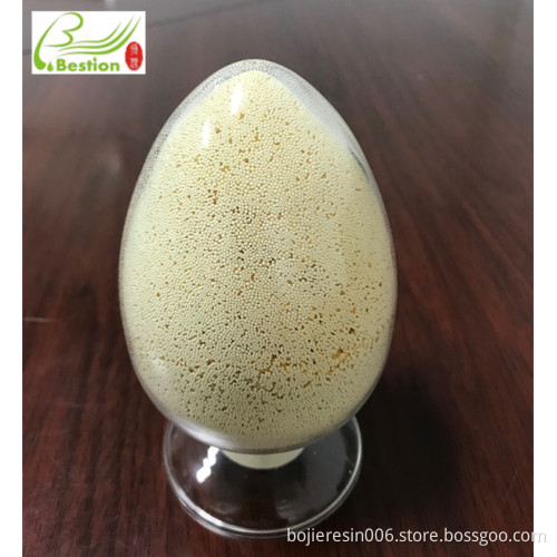 Nickel recovery ion exchange resin